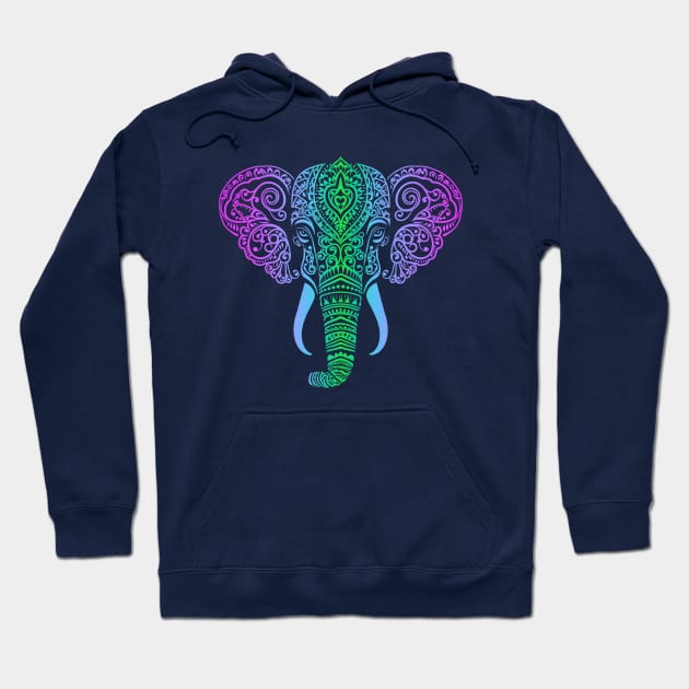 Tribal Elephant Wildlife Endangered African Asian Indian Hoodie by Pine Hill Goods